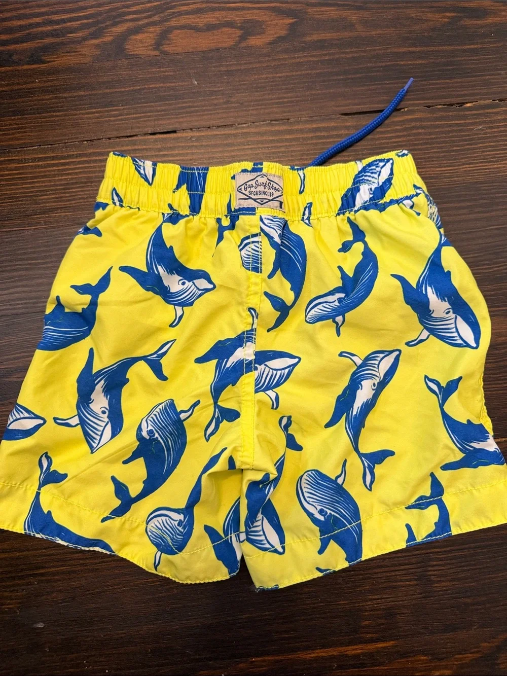 3T Swim Shorts - Yellow Whale & Green Turtle Prints Set C#2